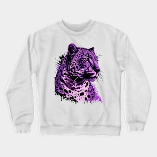 Purple Jaguar Crewneck Sweatshirt